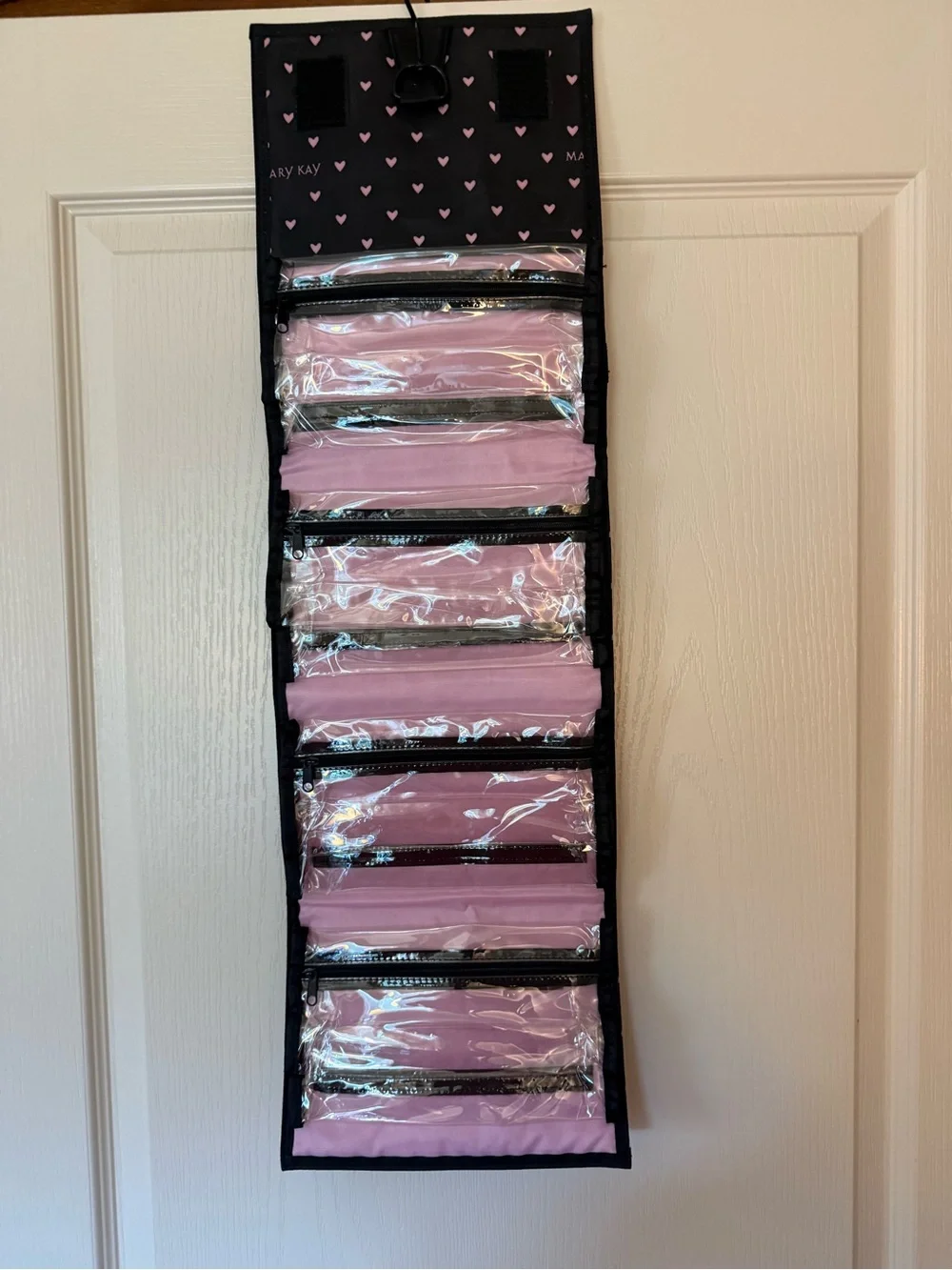 Mary Kay Black & Pink Heart Cadillac Bag
